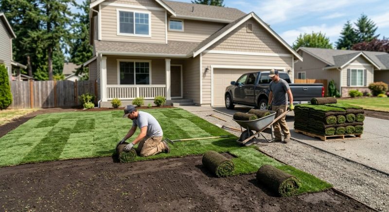 Yard Sod Installation in Ventura County, CA